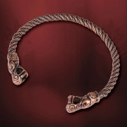 Viking Dragon Torque Necklace. Windlass. Cooper. Collar Vikingo Dragón. Cobre. Marto